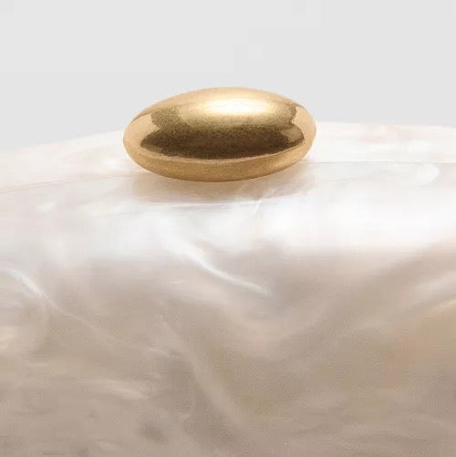 "A New Day" Pearl Effect Acrylic Clutch Bag