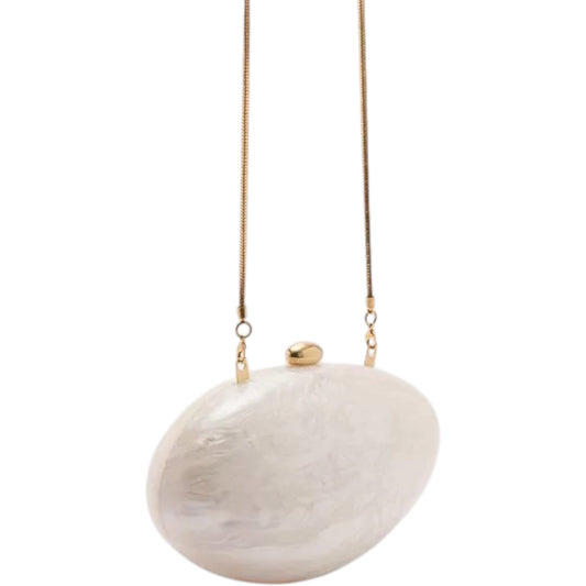 "A New Day" Pearl Effect Acrylic Clutch Bag