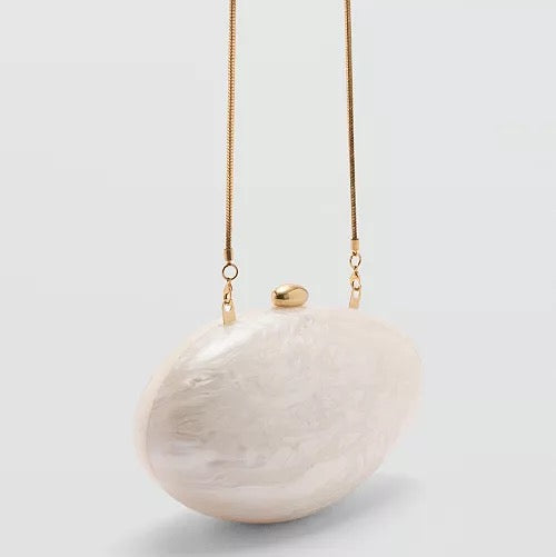 "A New Day" Pearl Effect Acrylic Clutch Bag