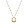 Dainty Gold Necklace for Women Teens Teenage Small Gift Cute Charm Choker Stainless Steel Waterproof Necklaces Jewelry