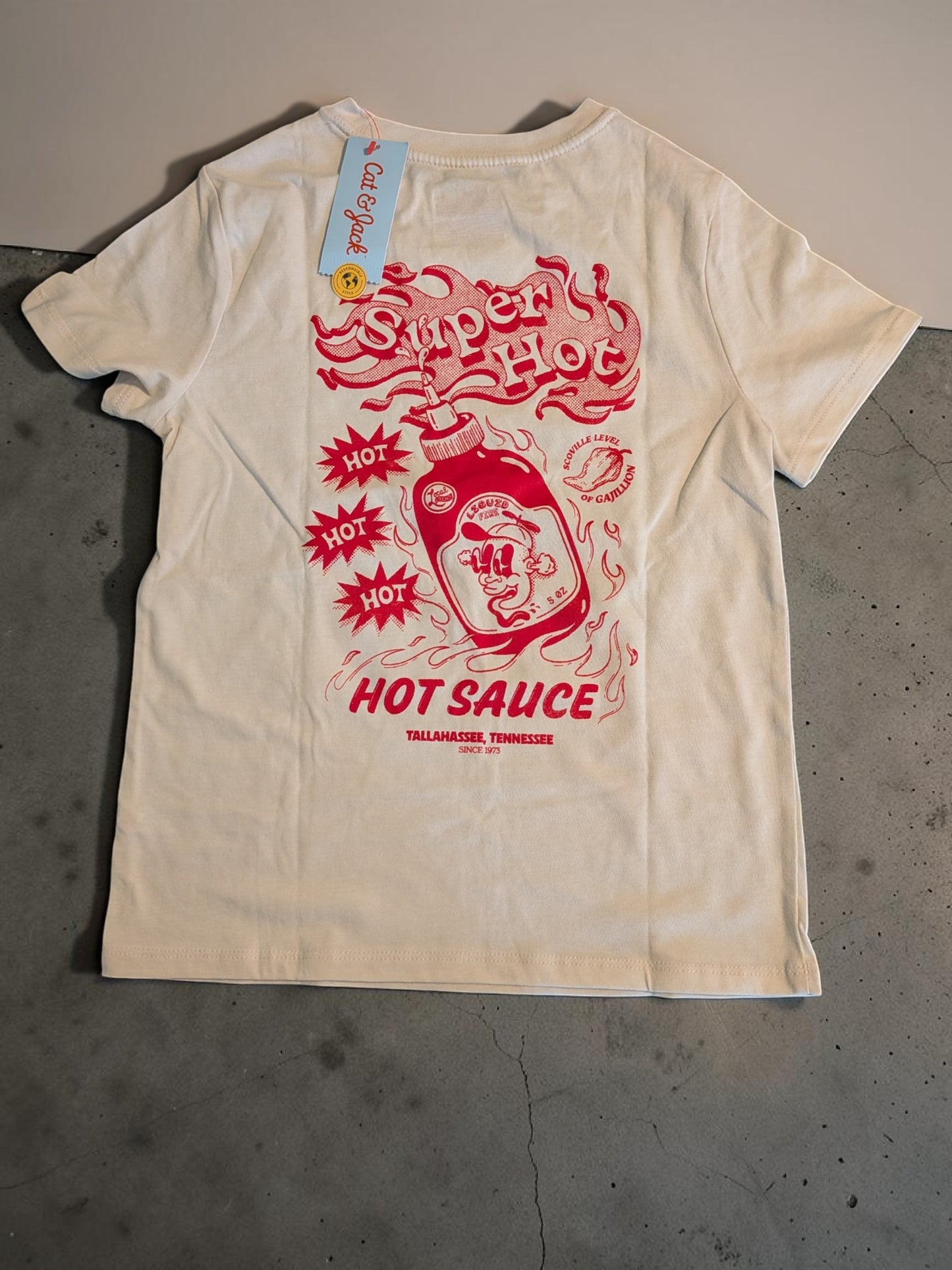 Cat & Jack Super Hot Sauce T Shirt