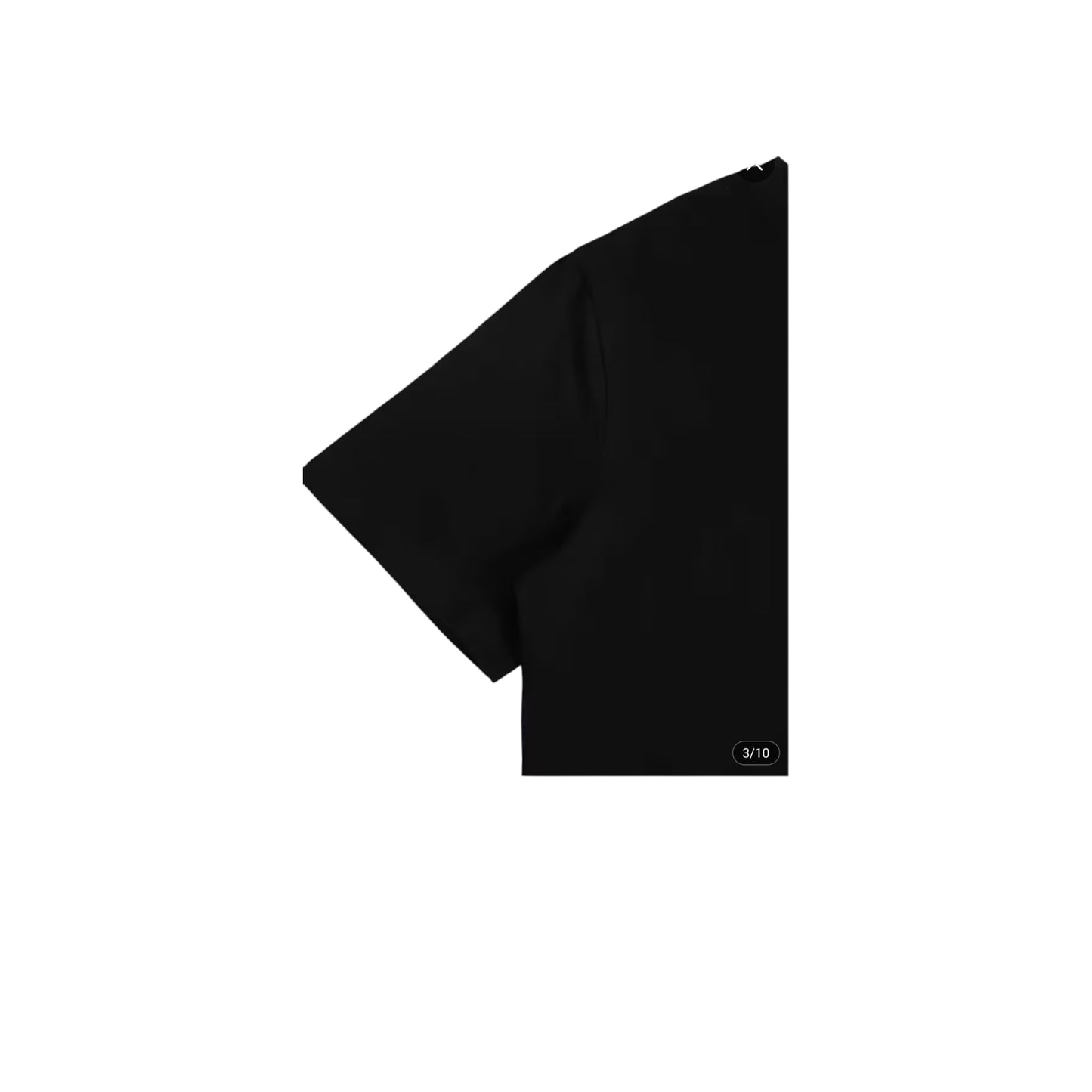 Black Crew Neck Short Sleeve Cotton Men's T Shirt