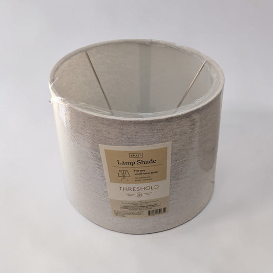 Threshold Small Grey Drum Lamp Shade